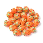 20Pcs Handmade Lampwork Bumpy Beads