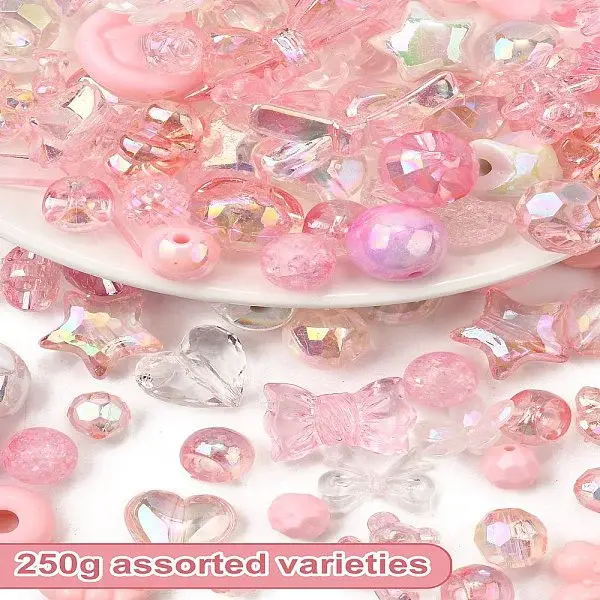250G Opaque & Transparent Acrylic Beads
