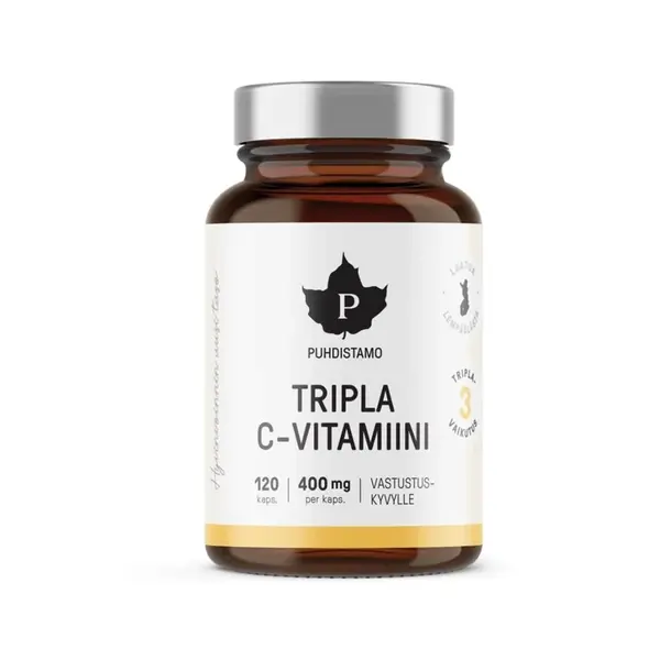Puhdistamo Triple Vitamin C 120 kapslí