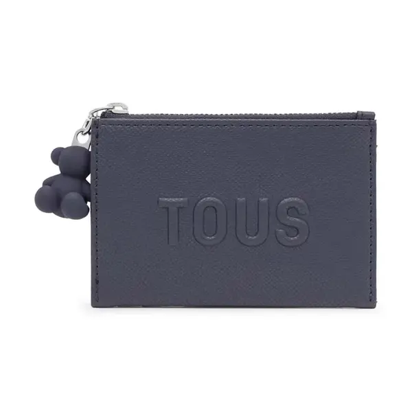Peněženka Tous Monedero tmavomodrá barva, 2002106133