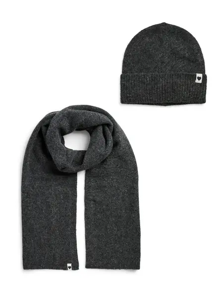 PIECES Čiapky 'PCRILLU'  tmavosivá