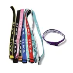 Word WWJD Polyester Adjustable String Bracelets