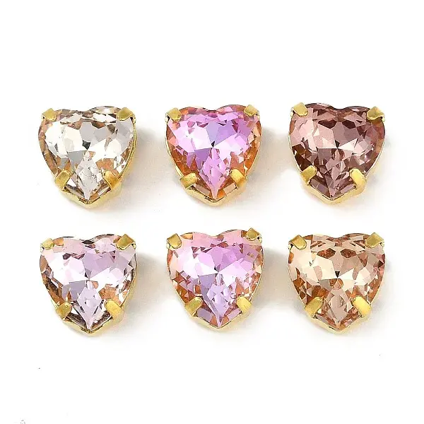 Brass Glass Rhinestone Sew on Rhinestones