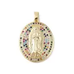 Brass Cubic Zirconia Pendants