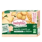 BABYBIO krehké sušienky so syrom Sablé Comté a oreganom