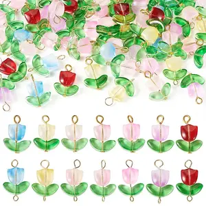 Glass Pendant & Connector Charms Kit