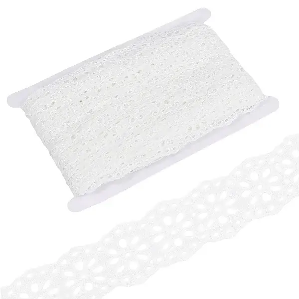 15 Yards Cotton Embroidery Flower Ribbon