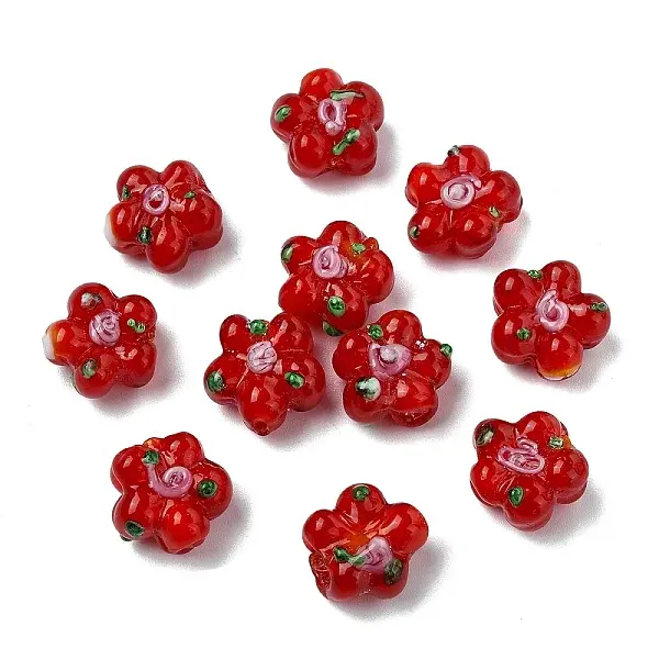 15PCS Handmade Lampwork Beads