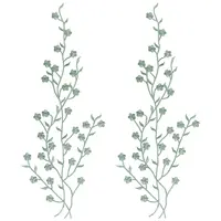 Polyester Flower Embroider Thread Iron on/Sew On Patches