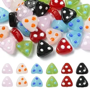 30Pcs 6 Colors Handmade Lampwork Beads