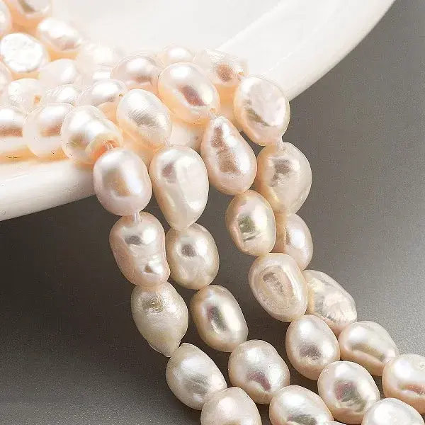 Natural Cultured Freshwater Pearl Beads Strands