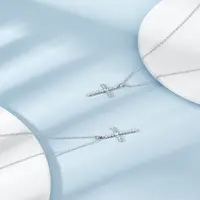 2Pcs Brass Micro Pave Cubic Zirconia Pendants