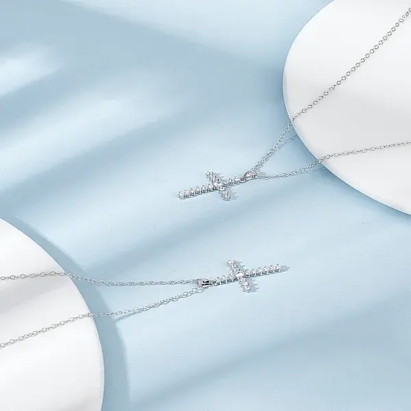 2Pcs Brass Micro Pave Cubic Zirconia Pendants