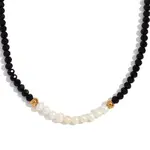 Fashion European Style Pearl Pendant Necklace for Women Handcrafted Stainless Steel Freshwater Pearl Deep Cut Crystal