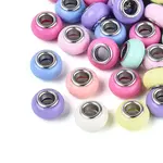 Opaque Acrylic European Beads