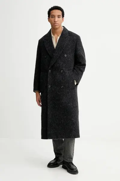 Kabát s prímesou vlny HUGO Manus2541