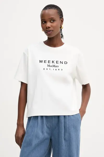 Bavlněné tričko Weekend Max Mara SABATO