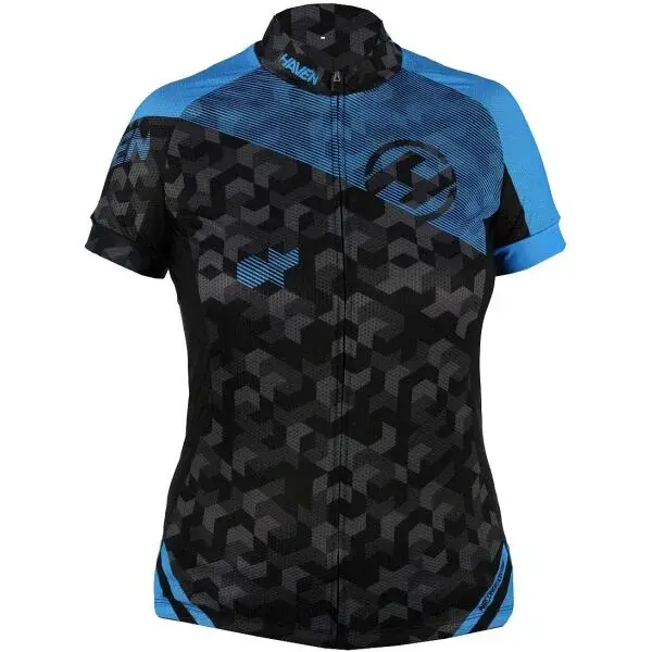 HAVEN SINGLETRAIL W Dámský cyklistický dres, černá, velikost