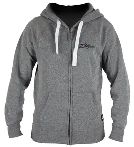 Zildjian Gray Zip Up Logo L