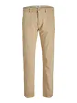 JACK & JONES Nohavice 'Chris'  tmavobéžová