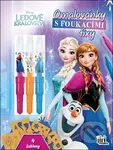 Omalovánky s foukacími fixy Ledové království - - - kniha z kategorie Omalovánky, vystřihovánky, papír