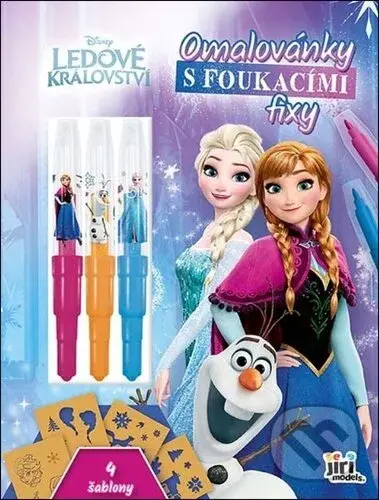 Omalovánky s foukacími fixy Ledové království - -