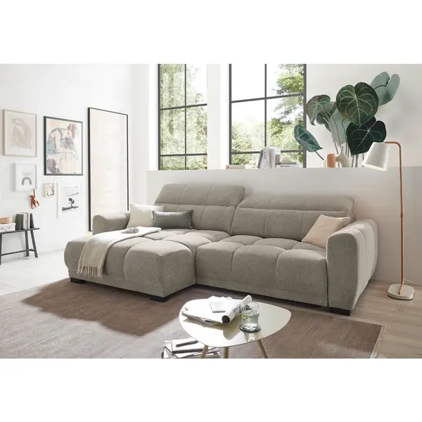 Livetastic ROHOVÁ SEDAČKA, textil, pískové barvy