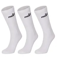 Puma ELEMENTS UNISEX CREW SOCK 3P Sada ponožiek, biela, veľkosť 39-42