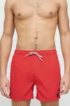 Plavkové šortky Rip Curl Offset červená barva