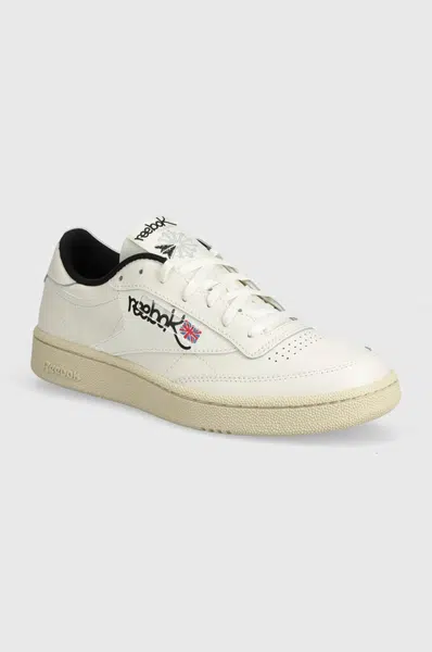 Kožené tenisky Reebok Classic Club C 85 béžová barva, 100074477