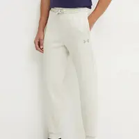 Tepláky Under Armour Armour Fleece Pro béžová barva, hladké, 1386586