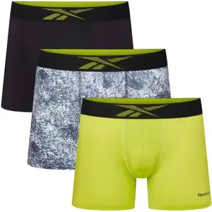 Reebok MOWATT 3 PACK Pánské trenky, černá, velikost