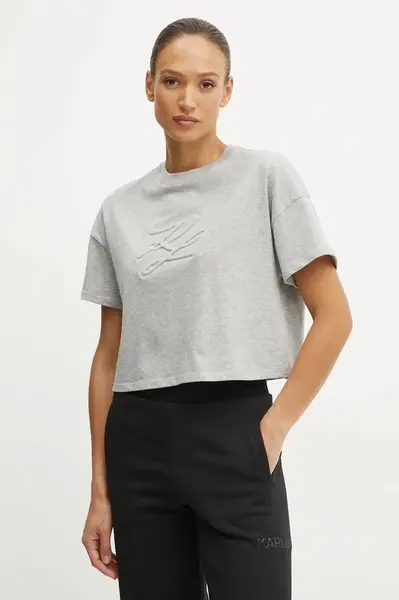 Bavlněné tričko Karl Lagerfeld