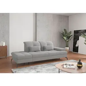 Sit & More LENOŠKA, textil, světle šedá