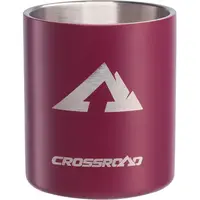 Crossroad CARABINER MUG 350 Termohrnek z nerezové oceli, fialová, velikost 350 ML