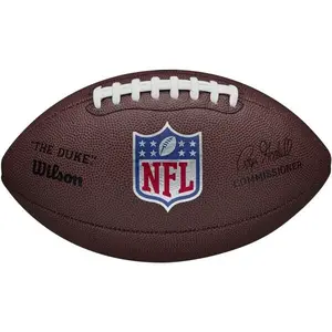 Wilson NFL DUKE REPLICA Míč na americký fotbal, hnědá, velikost