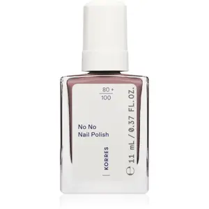Korres No No Nail Polish ošetrujúci lak na nechty odtieň 66 Prune 11 ml