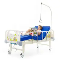 Dětská mechanická polohovací postel s matrací UNIZDRAV