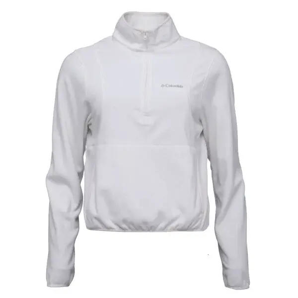 Columbia VITAL VALLEY™ FLEECE HALF ZIP Dámska flísová mikina, biela, veľkosť
