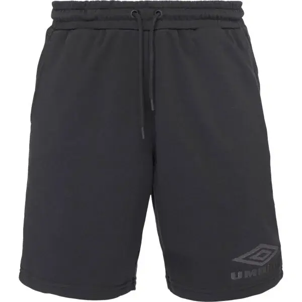 Umbro ICONIC LOGO SHORT Pánské volnočasové šortky, černá, velikost