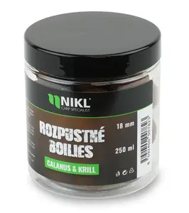 Nikl rozpustné boilies calanus & krill 250 ml - 24 mm