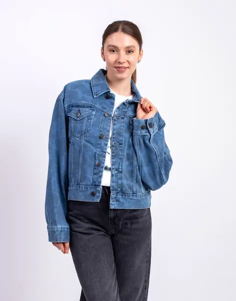 Carhartt WIP W' Duck Orell Jacket Camo Duck, Blue bleached S