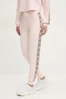 Tepláky Guess BRITNEY růžová barva, s aplikací, V2YB15 KB3P2