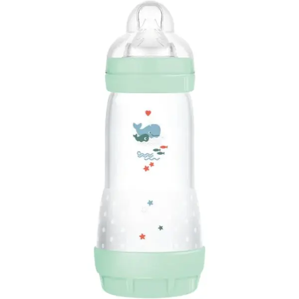 MAM Perfect Star Anti-colic Bottle antikoliková láhev 4m+ Mint 320 ml