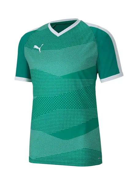 PUMA Dres 'Final'  zelená / biela