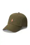 Bavlněná baseballová čepice Polo Ralph Lauren oranžová barva, hladká, 710667709
