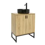 Ceramia Easy kúpeľňová skrinka s umývadlom 60x73x36 cm svetlý dub lesk EASYUMDB1