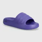 Pantofle adidas Originals ADILETTE AYOON W dámské, fialová barva, na platformě, IE5619