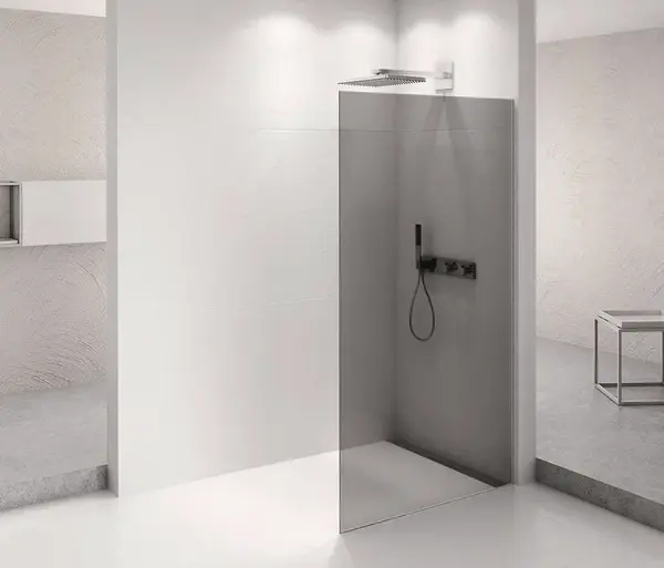 Polysan Architex - Sprchová stěna Walk-In, 116x210 cm, chrom/kouřové sklo AXC120SC