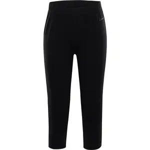 ALPINE PRO DEWESA Dámské capri kalhoty, černá, velikost